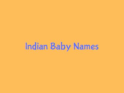 Indian Origin Baby Boy & Girl Names