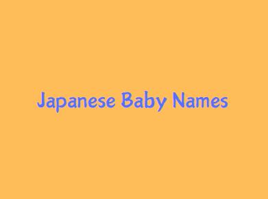 Japanese Origin Baby Boy & Girl Names