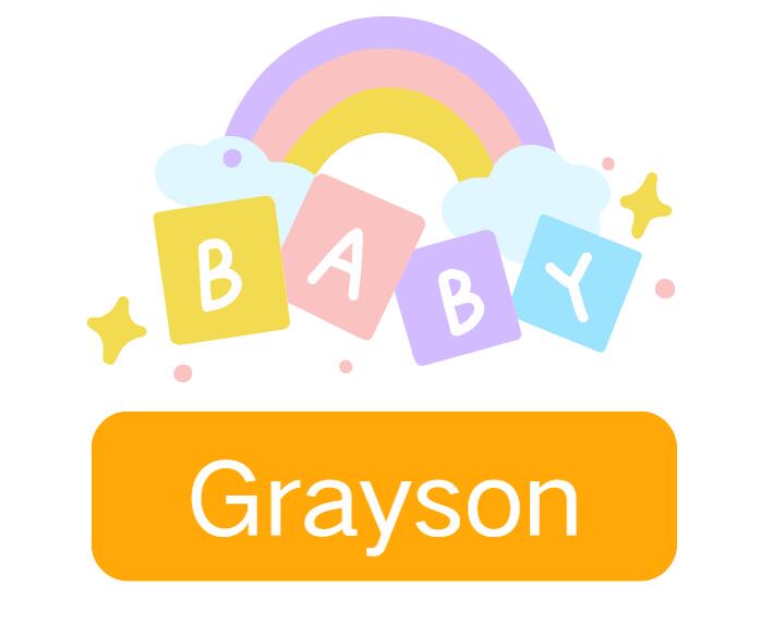 Grayson: Baby Boy Name Meaning and Origin