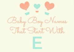 160 Baby Boy Names That Start With E (Meanings, Origins)