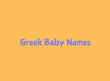 Greek Origin Baby Boy & Girl Names