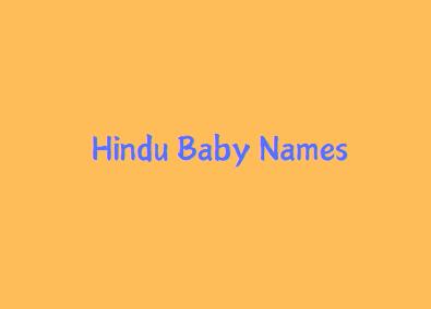 Hindu Origin Baby Boy & Girl Names