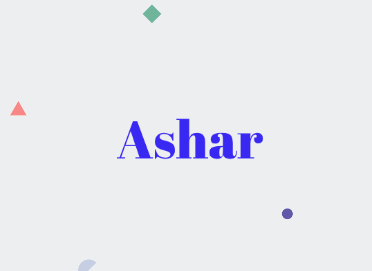 Ashar Name Meaning in Urdu